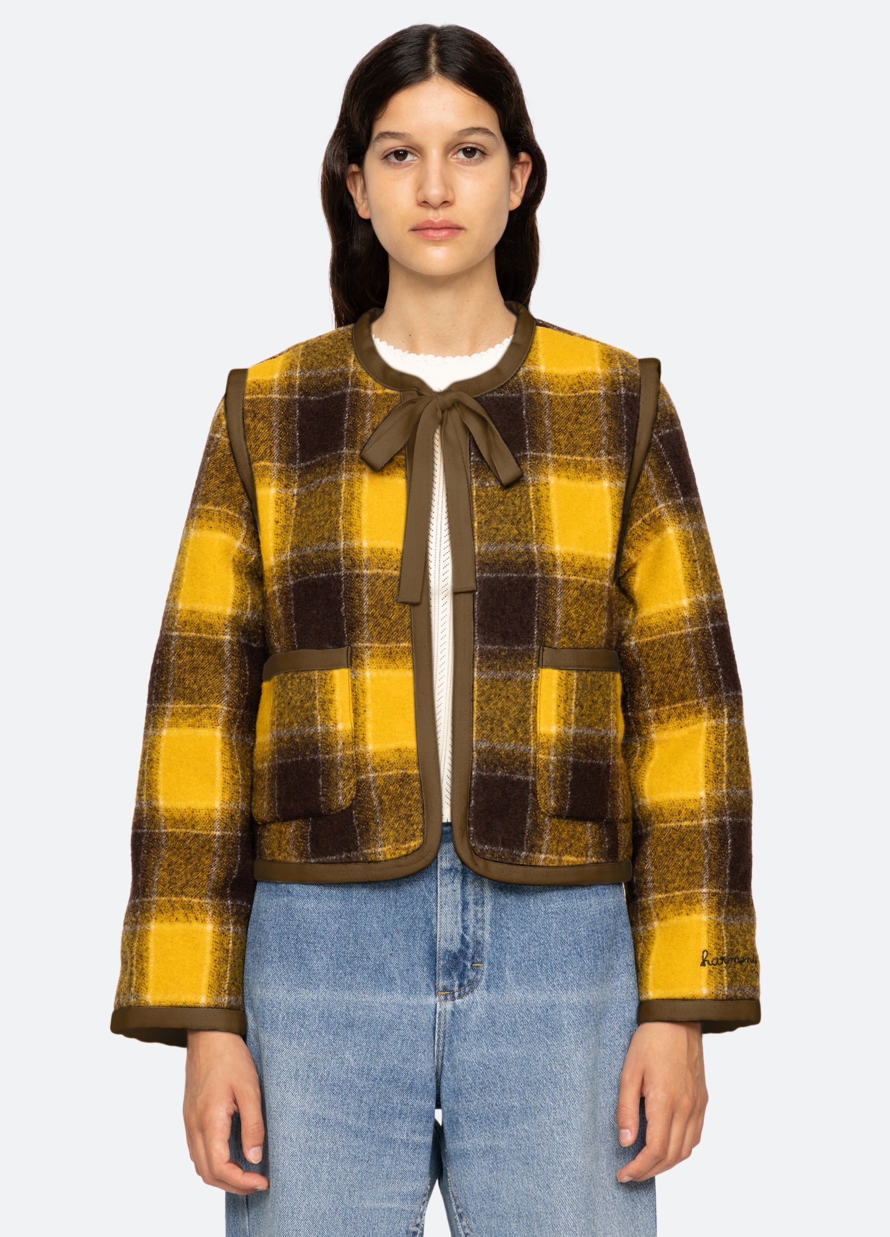 Amber Tie Front Jacket - Image 5