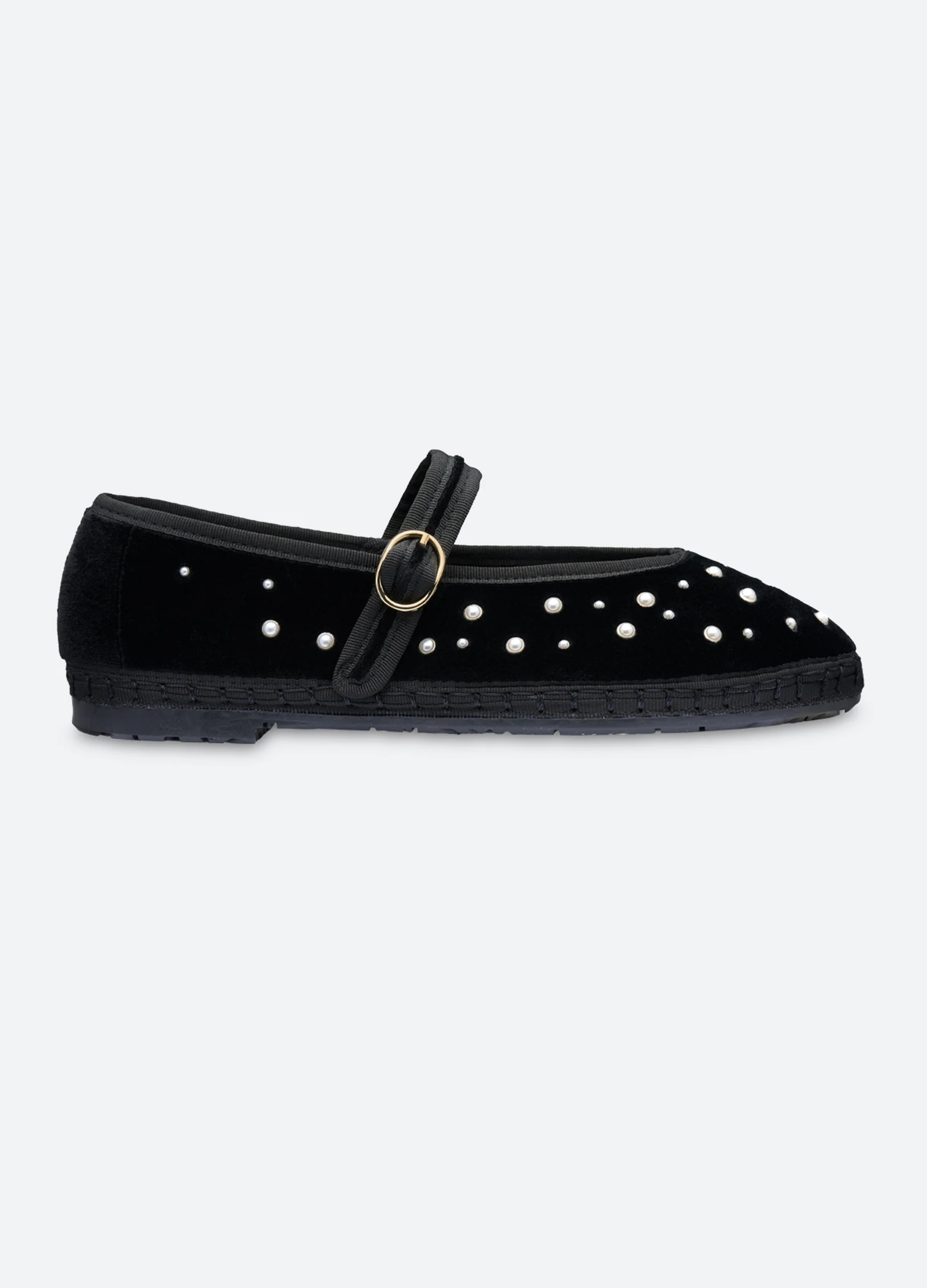 Pearl Mary Jane Flats - Image 3