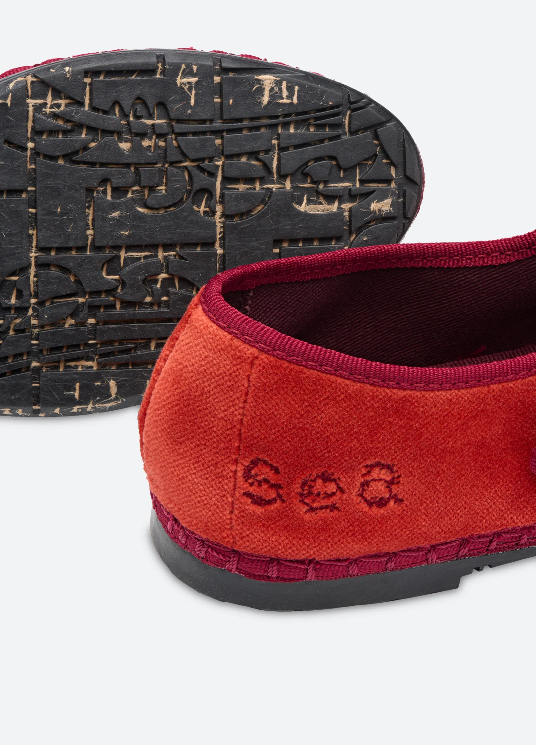 Velvet Mary Jane Flats - Image 4